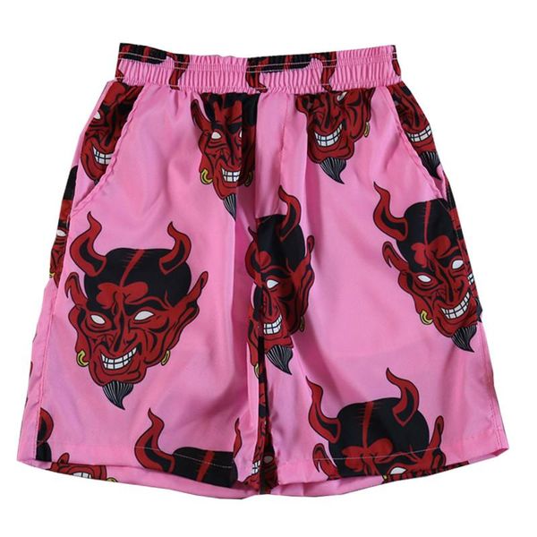 men's shorts devil full printed men streetwear hiphop harajuku elastic waist summer beach casual sports brand short pants, White;black
men's shorts devil full printed men streetwear hiphop harajuku elastic waist summer beach casual sports brand short pants, White;black