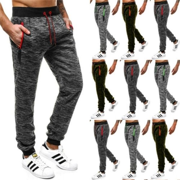 men slim fit jogger sports gym bodybuilding running track trousers sweatpants, Black
men slim fit jogger sports gym bodybuilding running track trousers sweatpants, Black