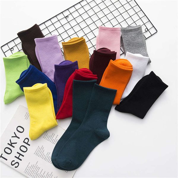 medium socks women's spring and summer street solid color college fashion candy white black long
medium socks women's spring and summer street solid color college fashion candy white black long