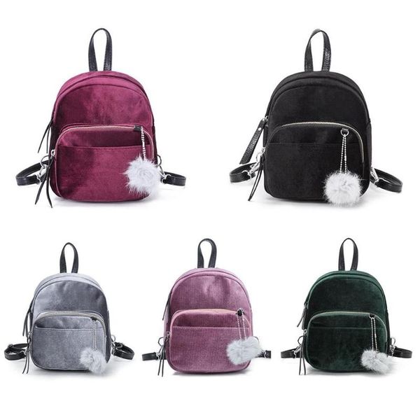 outdoor bags women girls mini velvet backpack small fashion travel school student shoulder bag with pom ball for teenage
outdoor bags women girls mini velvet backpack small fashion travel school student shoulder bag with pom ball for teenage