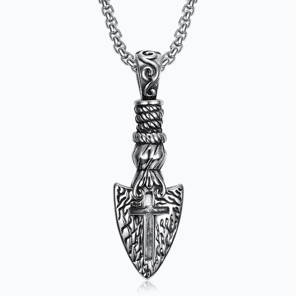 pendant necklaces cool 316 stainless steel mens gothic arrow cross arrowhead necklace jewelry for men women, Silver
pendant necklaces cool 316 stainless steel mens gothic arrow cross arrowhead necklace jewelry for men women, Silver