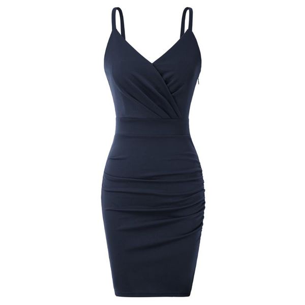 women's dresses summer pleated mini dress spaghetti straps surplice v-neck hips-wrapped solid evening party sheath ladies casual, Black;gray
women's dresses summer pleated mini dress spaghetti straps surplice v-neck hips-wrapped solid evening party sheath ladies casual, Black;gray