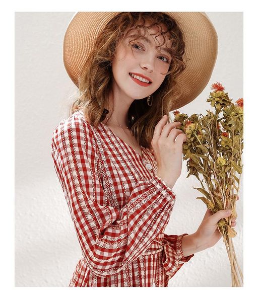 casual dresses 2021 summer women fashion dress female ladies v-neck plaid sweet a-line vestidos, Black;gray
casual dresses 2021 summer women fashion dress female ladies v-neck plaid sweet a-line vestidos, Black;gray
