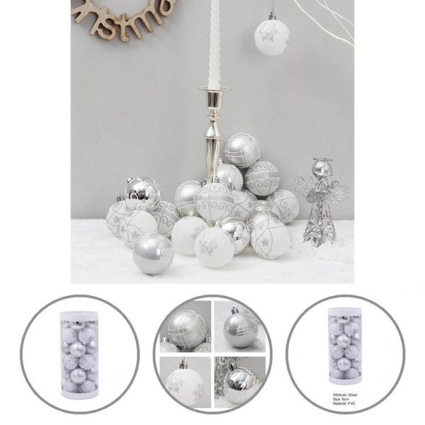 christmas decorations reusable 24pcs fashion decorative hanging ball decor round anti-wear party supplies
christmas decorations reusable 24pcs fashion decorative hanging ball decor round anti-wear party supplies