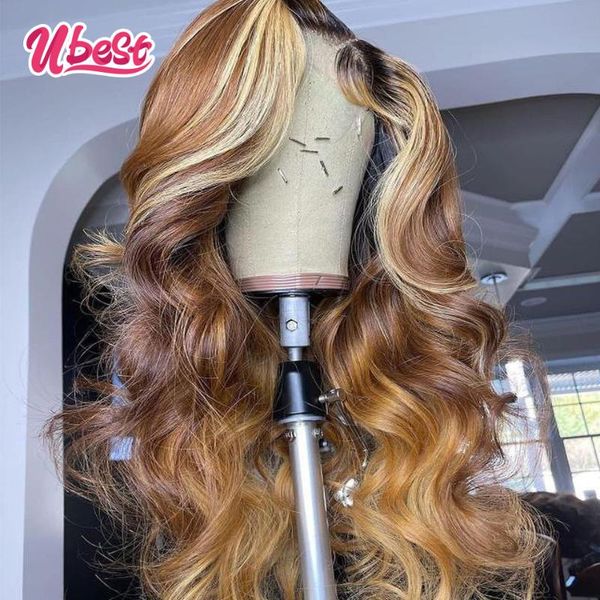 lace wigs u highlights 27 body wave frontal wig pre-plucked peruvian human hair for women whole sale transparent, Black;brown
lace wigs u highlights 27 body wave frontal wig pre-plucked peruvian human hair for women whole sale transparent, Black;brown