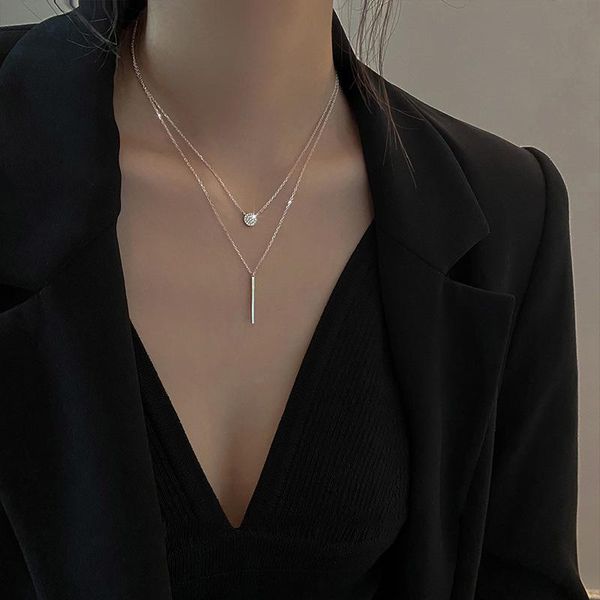chains double layered light luxury niche design necklace ins cool fashion 2021 clavicle chain accessories goth butterfly, Silver
chains double layered light luxury niche design necklace ins cool fashion 2021 clavicle chain accessories goth butterfly, Silver