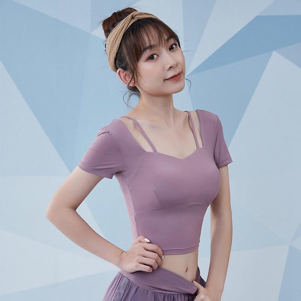 yoga outfit 2021 short sleeve sports t-shirt women's navel exposed thin beautiful back fast dry running fitness suit
yoga outfit 2021 short sleeve sports t-shirt women's navel exposed thin beautiful back fast dry running fitness suit