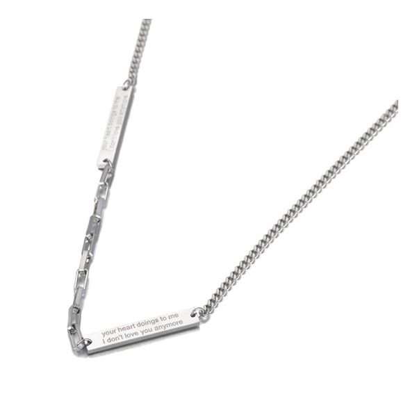 chains neo-gothic punk style charm pendant necklaces for women girls fashion stainless steel link chain necklace n20215, Silver
chains neo-gothic punk style charm pendant necklaces for women girls fashion stainless steel link chain necklace n20215, Silver