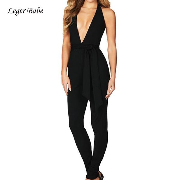 women's jumpsuits & rompers 2021 sleeveless halter backless women black deep v neck waist lace up long pants party bodycon summer banda, Black;white
women's jumpsuits & rompers 2021 sleeveless halter backless women black deep v neck waist lace up long pants party bodycon summer banda, Black;white