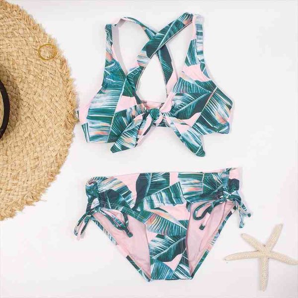 leaf print bandage girls kids swimwear 7-14 years falbala children bikini set wholesale brand baby biquini infantil 278, White;black
leaf print bandage girls kids swimwear 7-14 years falbala children bikini set wholesale brand baby biquini infantil 278, White;black