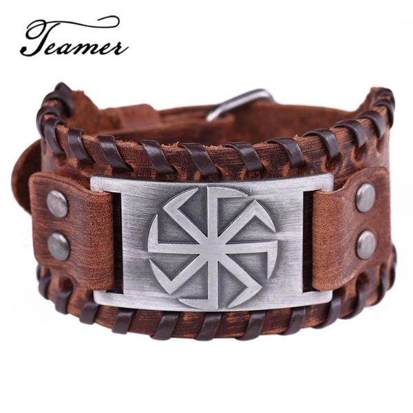 charm bracelets teamer slavic jewelry sun bracelet for men wide leather silver color copper bronze adjustable, Golden;silver
charm bracelets teamer slavic jewelry sun bracelet for men wide leather silver color copper bronze adjustable, Golden;silver
