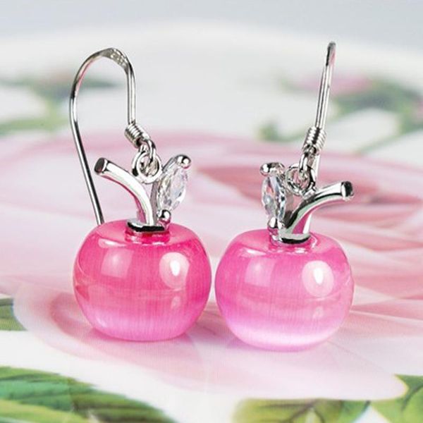 cute 925 sterling silver earrings lady jewelry chic crystal pink green white fruit earring women valentine's day accessories dangle & c
cute 925 sterling silver earrings lady jewelry chic crystal pink green white fruit earring women valentine's day accessories dangle & c