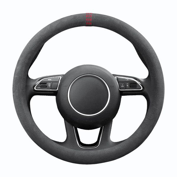steering wheel covers black suede car interior cover accessories