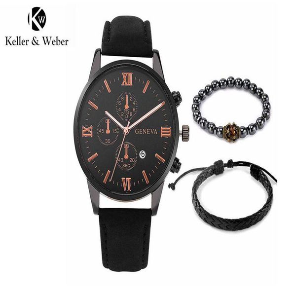 wristwatches keller & weber 2021 men's quartz watch set vintage black bracelet exquisite boy, Slivery;brown
wristwatches keller & weber 2021 men's quartz watch set vintage black bracelet exquisite boy, Slivery;brown