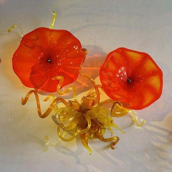 wall lamp murano lamps and flower plates red amber color 28 inches hand blown glass art decor lights for home
wall lamp murano lamps and flower plates red amber color 28 inches hand blown glass art decor lights for home