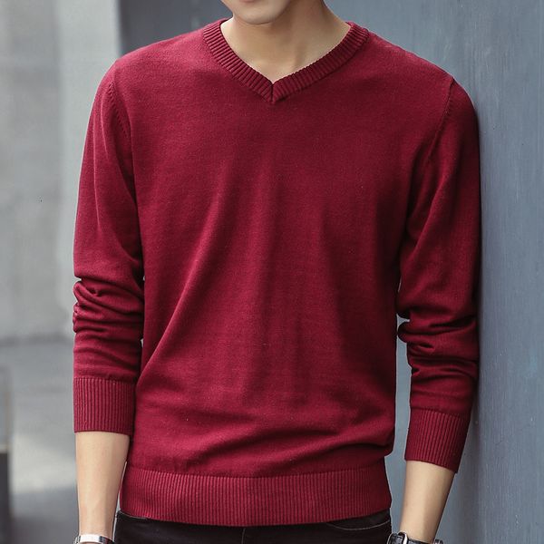 men's sweaters sweater autumn casual pullovers v-neck solid cotton knitted brand clothing slim fit male pull homme t540, White;black
men's sweaters sweater autumn casual pullovers v-neck solid cotton knitted brand clothing slim fit male pull homme t540, White;black