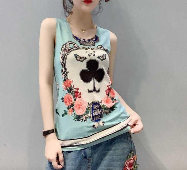 women's tanks & camis 2021 fashion s-3xl plus size tank women print elastic slim t-shirt comfortable casual basic, White
women's tanks & camis 2021 fashion s-3xl plus size tank women print elastic slim t-shirt comfortable casual basic, White