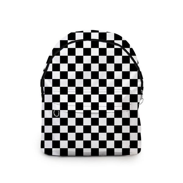 backpack 2021 3d printed black white grids classic women men oxford waterproof outdoor travel lapbag boys schoolbag
backpack 2021 3d printed black white grids classic women men oxford waterproof outdoor travel lapbag boys schoolbag