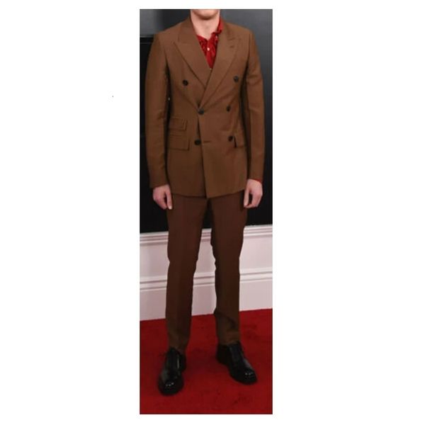 men's suits & blazers suit casual breasted double-breasted man suit brown office work men's dinner two buns groom's dress (ja, White;black
men's suits & blazers suit casual breasted double-breasted man suit brown office work men's dinner two buns groom's dress (ja, White;black