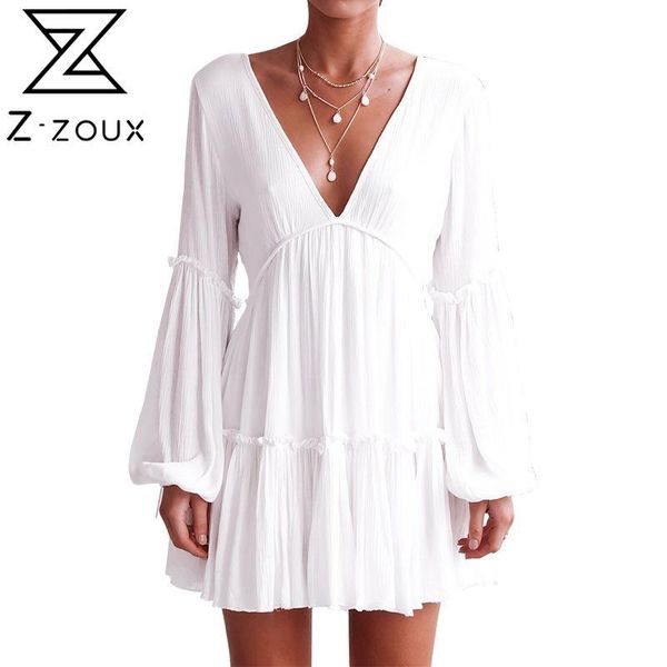 women dress deep v neck backless es lantern sleeve short white plus size bohemian es summer 210524, Black;gray
women dress deep v neck backless es lantern sleeve short white plus size bohemian es summer 210524, Black;gray