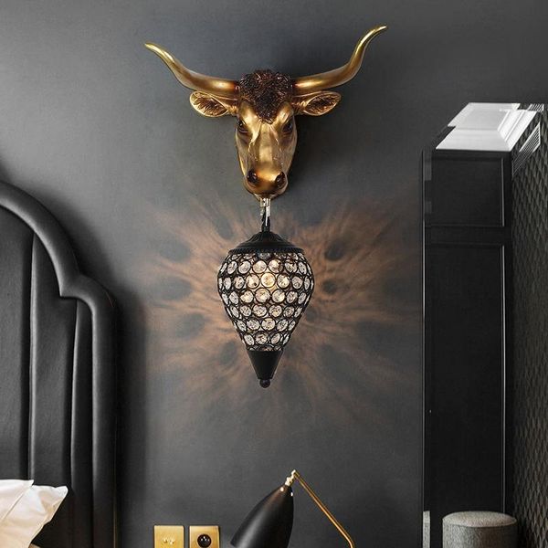 wall lamp american style creative resin living room dining bar bedroom bedside retro carved horse crystal
wall lamp american style creative resin living room dining bar bedroom bedside retro carved horse crystal