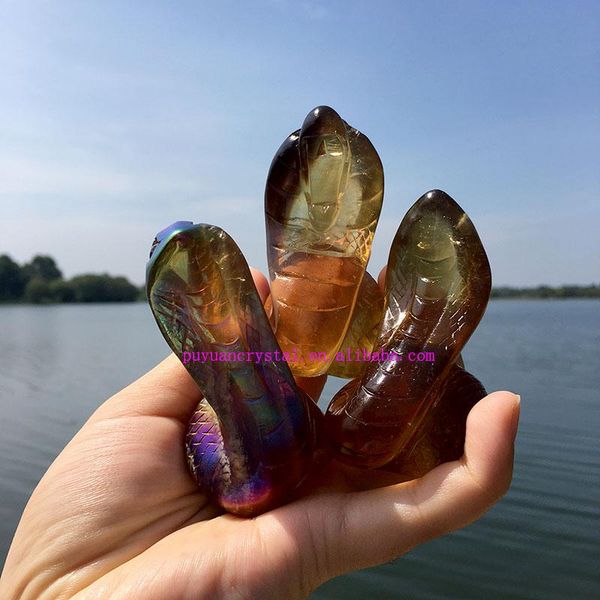 decorative objects & figurines natural yellow fluorite snake carved crystal animals cobra quartz figurine healing crystals feng shui home de
decorative objects & figurines natural yellow fluorite snake carved crystal animals cobra quartz figurine healing crystals feng shui home de