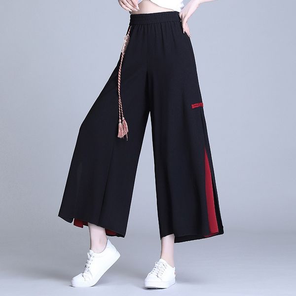 chinese style womens pants new summer hippie ethnic loose black slit wide leg pant femme pantalones kimonos trousers 11806, Red
chinese style womens pants new summer hippie ethnic loose black slit wide leg pant femme pantalones kimonos trousers 11806, Red
