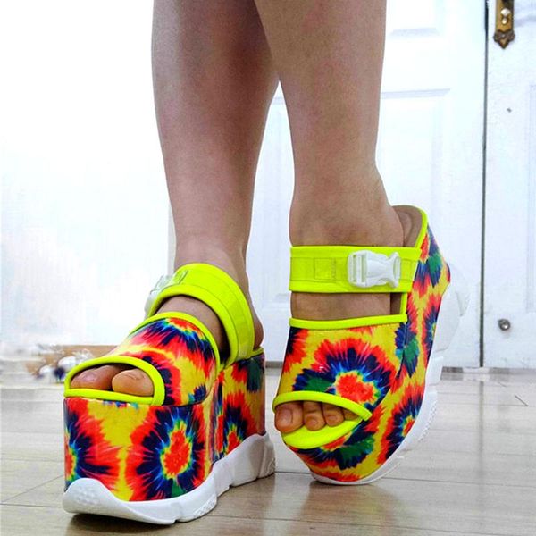 sandals mixed color large size 34-43 ins rainbow fashion gothic cosplay wedges high heels summer shoes women platform, Black
sandals mixed color large size 34-43 ins rainbow fashion gothic cosplay wedges high heels summer shoes women platform, Black