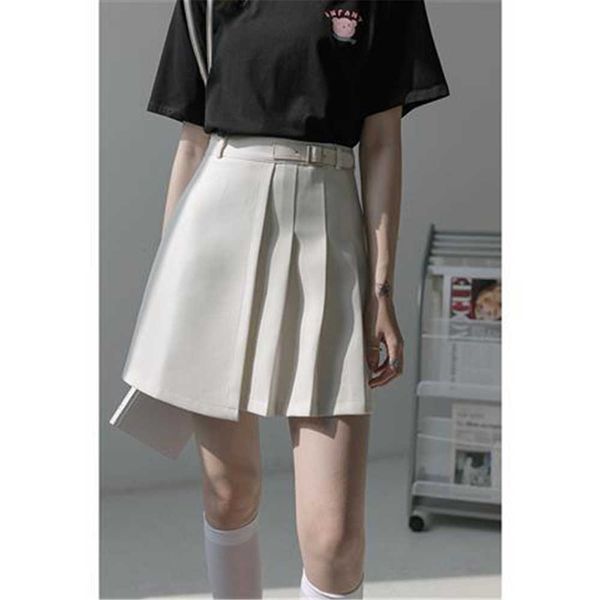 women pleated skirt students korean empire harajuku solid mini skirt office lady cute above knee a-line high waist skirts belt 210619, Black
women pleated skirt students korean empire harajuku solid mini skirt office lady cute above knee a-line high waist skirts belt 210619, Black