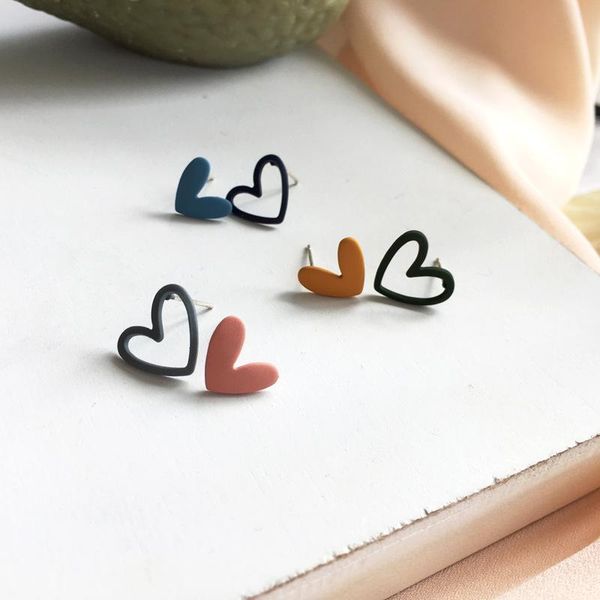 dangle & chandelier asymmetric hollow heart earrings for women beautiful girls cute party jewelry korean stud 2021 trend, Silver
dangle & chandelier asymmetric hollow heart earrings for women beautiful girls cute party jewelry korean stud 2021 trend, Silver