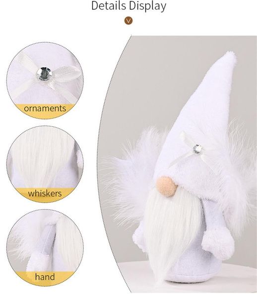 garden decorations handmade plush angel gnome doll for holiday gift and decoration festivals toy birthday halloween gifts home accessories
garden decorations handmade plush angel gnome doll for holiday gift and decoration festivals toy birthday halloween gifts home accessories