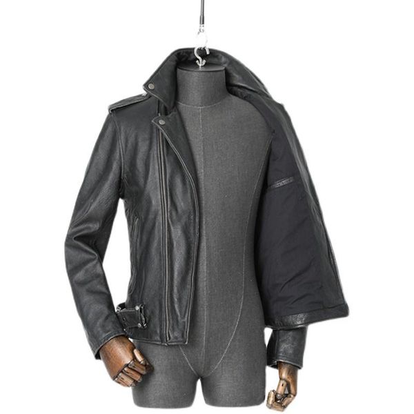 men's leather & faux 2021 vintage black motorcycle style genuine jacket men plus size 4xl real natural cowhide autumn slim fit biker�
men's leather & faux 2021 vintage black motorcycle style genuine jacket men plus size 4xl real natural cowhide autumn slim fit biker�