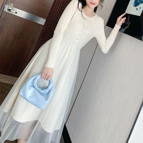 casual dresses fashion knitted women sweater solid dress for long sleeve embroidered flares clothing female lace ol, Black;gray
casual dresses fashion knitted women sweater solid dress for long sleeve embroidered flares clothing female lace ol, Black;gray