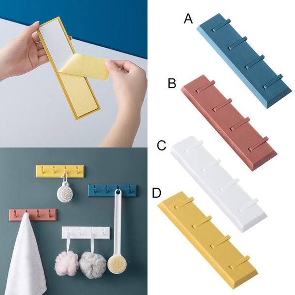 multi-linked wall hooks home non-perforated wall-mounted storage sticky hook hanger rack decorative holder & rails
multi-linked wall hooks home non-perforated wall-mounted storage sticky hook hanger rack decorative holder & rails