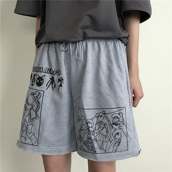 summer pants streetwear cartoon comic black shorts letters print high waist shorts casual loose elastic waist straight shorts, Black;white
summer pants streetwear cartoon comic black shorts letters print high waist shorts casual loose elastic waist straight shorts, Black;white