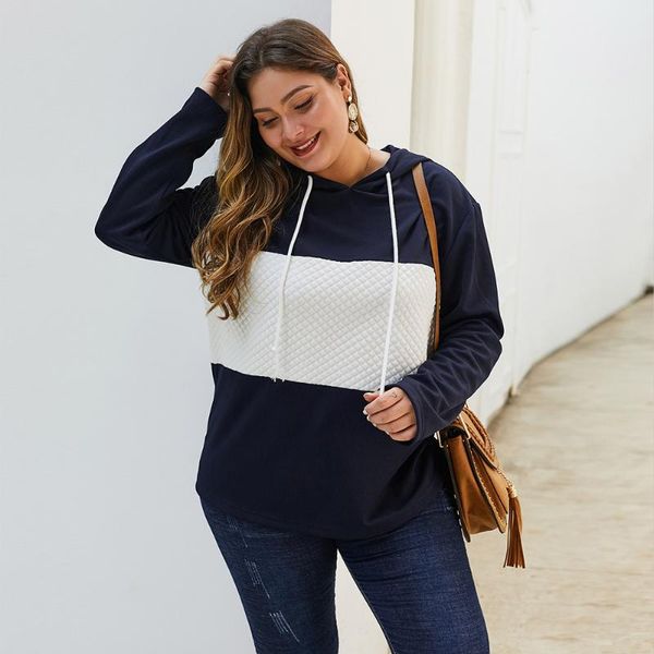 plus size t-shirt 2021 women's autumn winter hooded collar long sleeve patchwork casual sweatshirt for ladies fashion, Black
plus size t-shirt 2021 women's autumn winter hooded collar long sleeve patchwork casual sweatshirt for ladies fashion, Black
