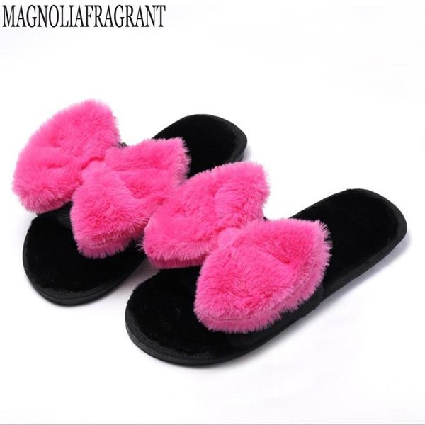 candy color warm home slippers women bedroom winter cartoon bowtie indoor cotton floor fur shoes, Black
candy color warm home slippers women bedroom winter cartoon bowtie indoor cotton floor fur shoes, Black