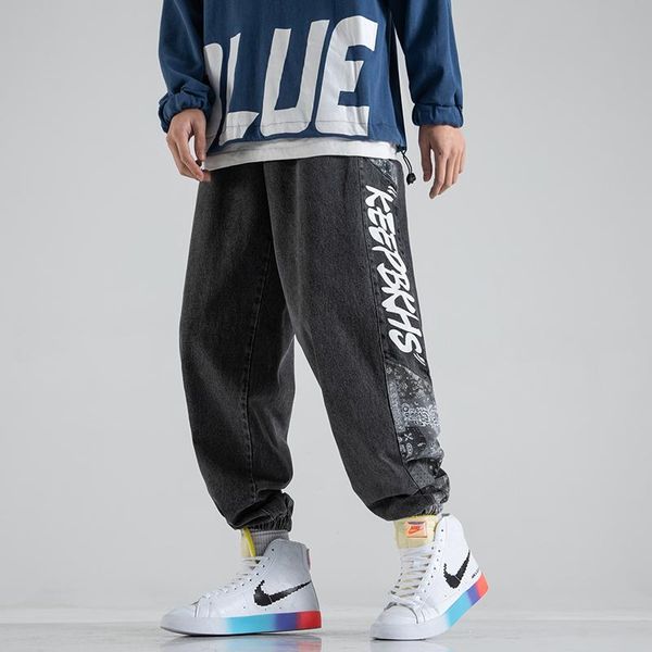 men's jeans streetwear men pants hip hop 2021 spring denim man casual fashion ankle-length joggers trousers, Blue
men's jeans streetwear men pants hip hop 2021 spring denim man casual fashion ankle-length joggers trousers, Blue