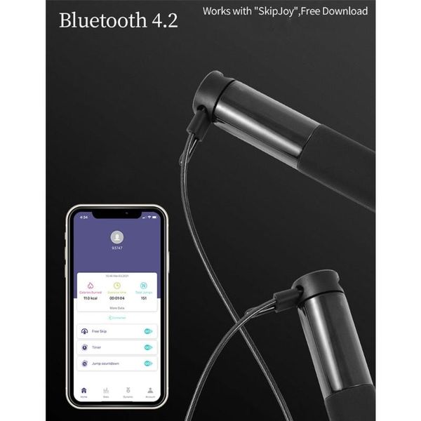 smart counting cordless/wired usb skipping rope for children app bluetooth connection fitness electronic sports gym jump ropes
smart counting cordless/wired usb skipping rope for children app bluetooth connection fitness electronic sports gym jump ropes