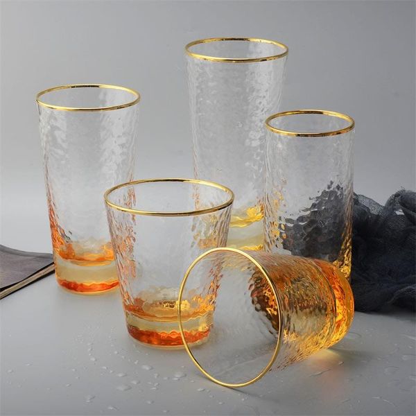 430ml 4pcs/set glass coffee cup creative wine glasses transparent gold-rimmed tea mug drinking whiskey drinkware
430ml 4pcs/set glass coffee cup creative wine glasses transparent gold-rimmed tea mug drinking whiskey drinkware