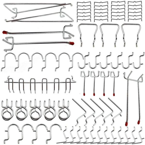 pegboard hooks organizer assortment with metal hooks,pegboard bins and black peg locks can store various tools 76pcs & rails
pegboard hooks organizer assortment with metal hooks,pegboard bins and black peg locks can store various tools 76pcs & rails