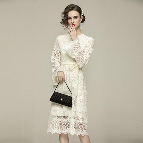 casual dresses high-end women fashion flare sleeve lace-up lace dress spring femme vintage knee length banquet, Black;gray
casual dresses high-end women fashion flare sleeve lace-up lace dress spring femme vintage knee length banquet, Black;gray