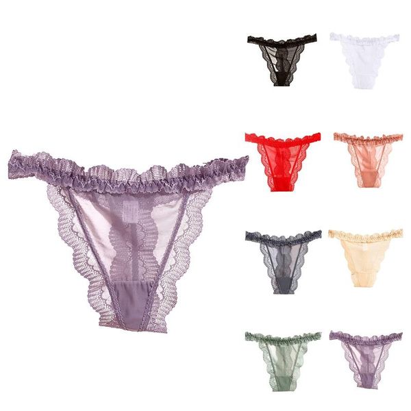 women's panties women tulle lace perspective breathable underwear lady low waist underpants girls color briefs bragas para mujer, Black;pink
women's panties women tulle lace perspective breathable underwear lady low waist underpants girls color briefs bragas para mujer, Black;pink