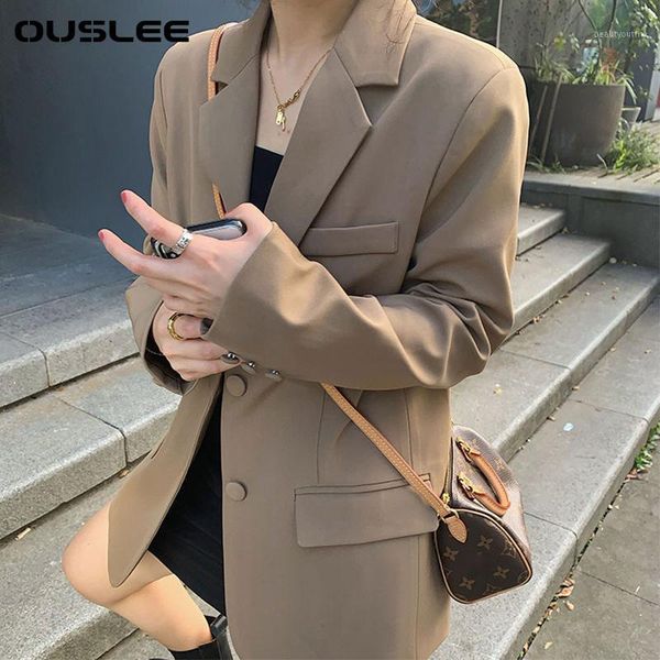 women's suits & blazers ouslee office ladies notched collar plaid women blazer double breasted autumn jacket 2021 casual pockets female, White;black
women's suits & blazers ouslee office ladies notched collar plaid women blazer double breasted autumn jacket 2021 casual pockets female, White;black