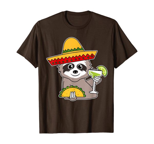 Sloth Drinking Margarita Cinco De Mayo Party Shirt Tee, Mainly pictures