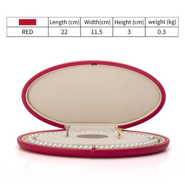 jewelry pouches, bags red pu leather oval natural pearl chain storage box for femal ring earring necklace showcase lover gift cases, Pink;blue
jewelry pouches, bags red pu leather oval natural pearl chain storage box for femal ring earring necklace showcase lover gift cases, Pink;blue
