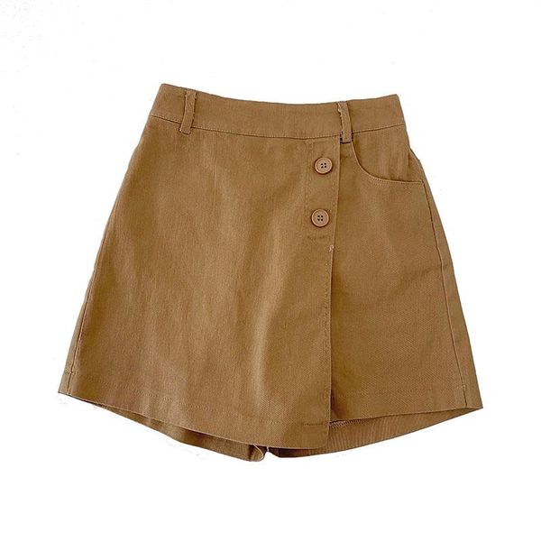 women's shorts summer a-line high waist stitching korean fashion wide-leg women, White;black
women's shorts summer a-line high waist stitching korean fashion wide-leg women, White;black