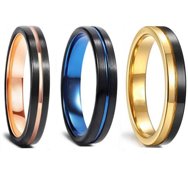 wedding rings simple 4mm stainless steel blue center groove matte finish men women engagement band comfort fit, Slivery;golden
wedding rings simple 4mm stainless steel blue center groove matte finish men women engagement band comfort fit, Slivery;golden