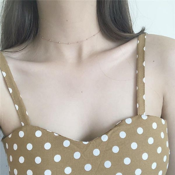 chokers 2021 simple goth chain necklace for women fashion stainless steel beads choker prom friends couples jewelry gift, Golden;silver
chokers 2021 simple goth chain necklace for women fashion stainless steel beads choker prom friends couples jewelry gift, Golden;silver