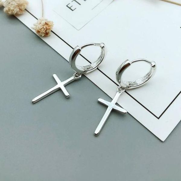 hoop & huggie women's earrings silver color christian cross ear clip for women vintage metal 2021 trendy fashion female jewelry, Golden;silver
hoop & huggie women's earrings silver color christian cross ear clip for women vintage metal 2021 trendy fashion female jewelry, Golden;silver